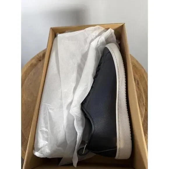 Paul Smith Miyata Leather Trainers Dark Navy Men’s 7 EU 40 Luxury Sneakers NWB - Picture 4 of 10